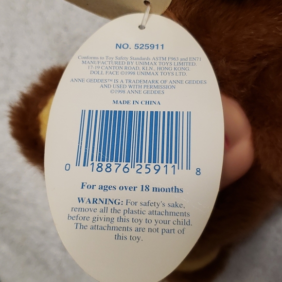 Vintage Anne Geddes bear #525911, new - Picture 5 of 6